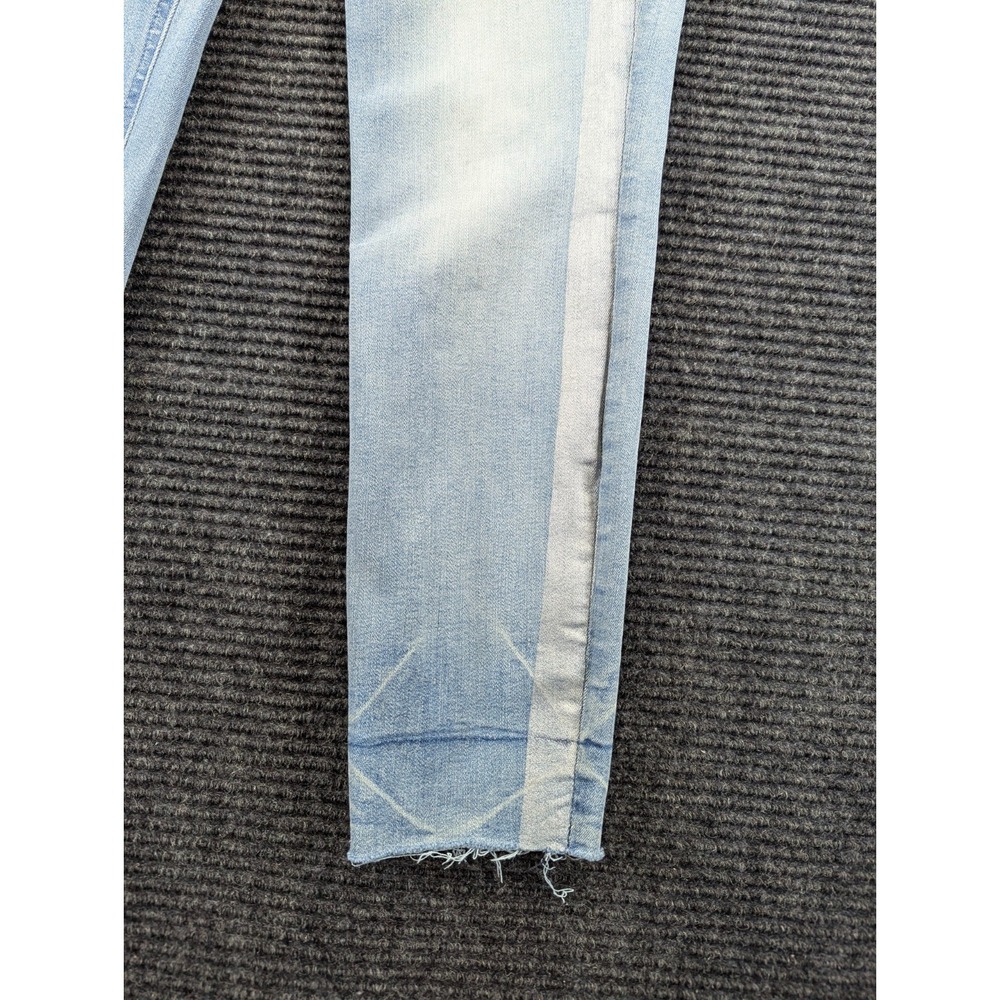 Express Stretch Denim Perfect Ankle High Rise Jeans Womens 2S Blue Cotton Skinny - Picture 3 of 16